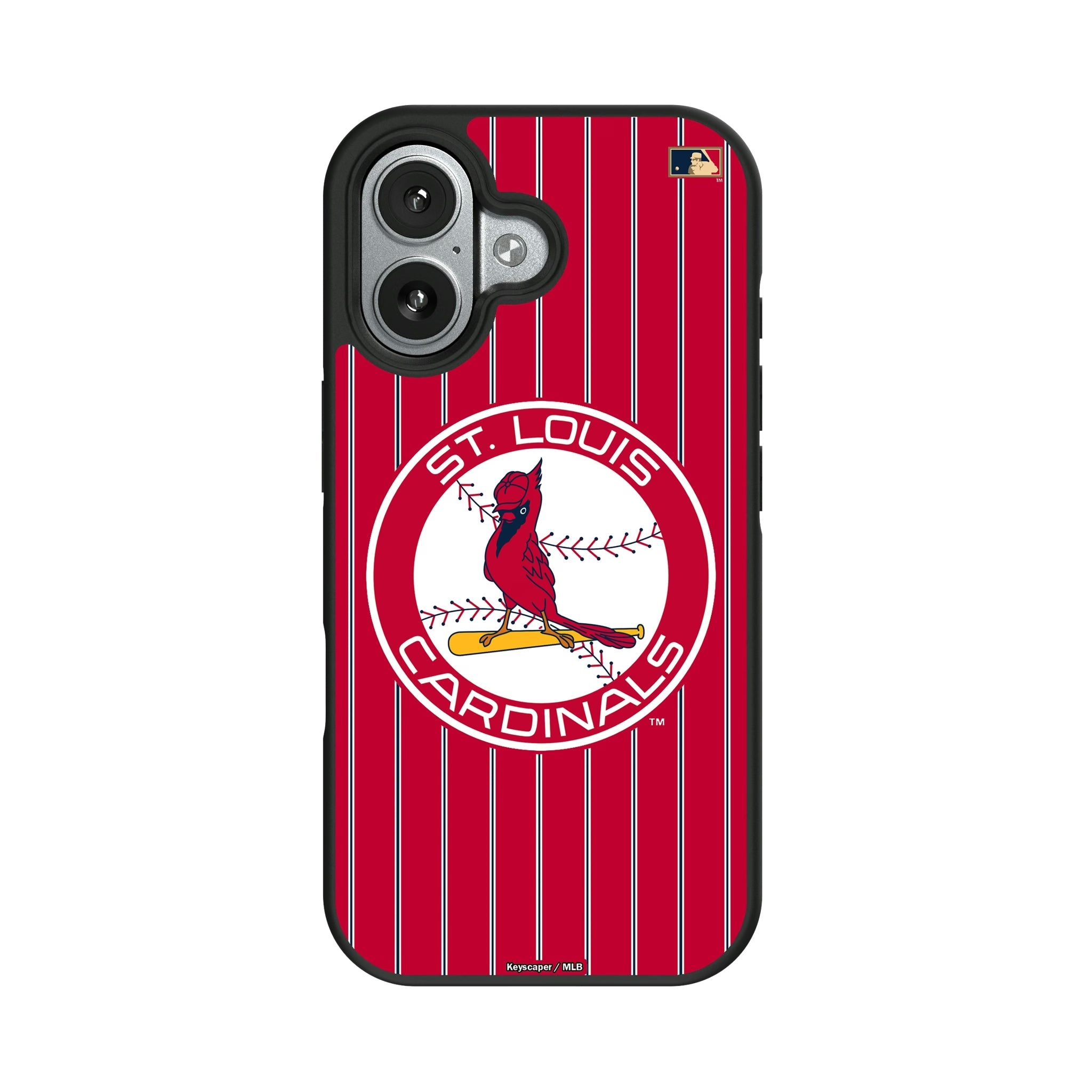 St Louis Cardinals 1966-1997 - Cooperstown Collection Pinstripe Bump Phone Case 8