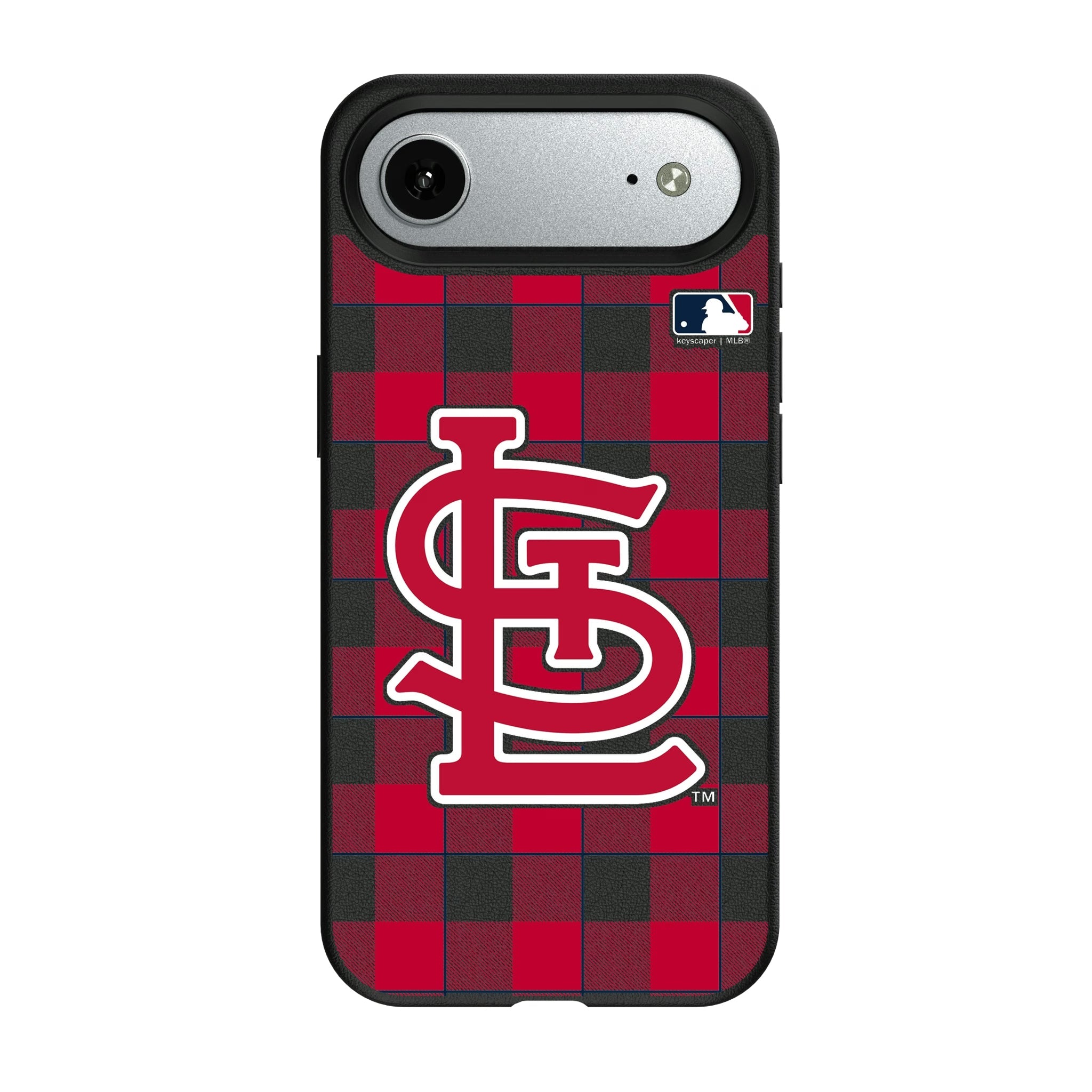 St Louis Cardinals Plaid MagSafe Compatible Phone Case for Apple iPhone 8