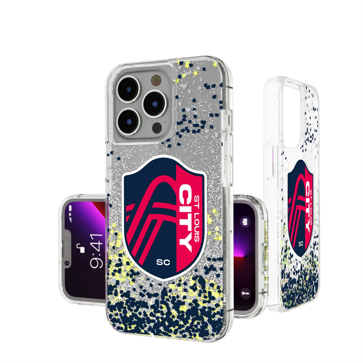 St. Louis CITY SC Confetti Glitter Phone Case for Apple iPhone 17 Series 12