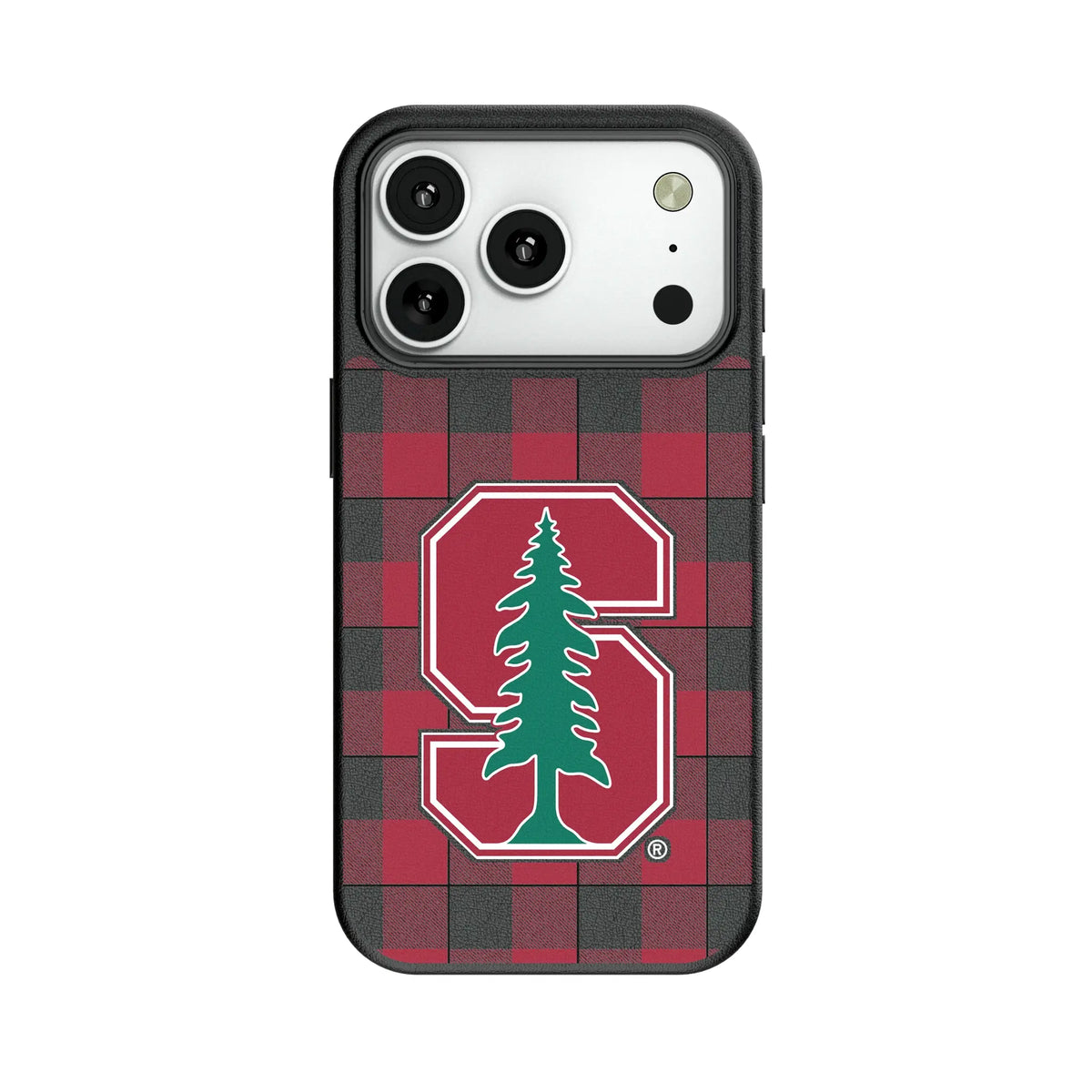 Stanford University Cardinal Plaid MagSafe Compatible Phone Case for Apple iPhone 7