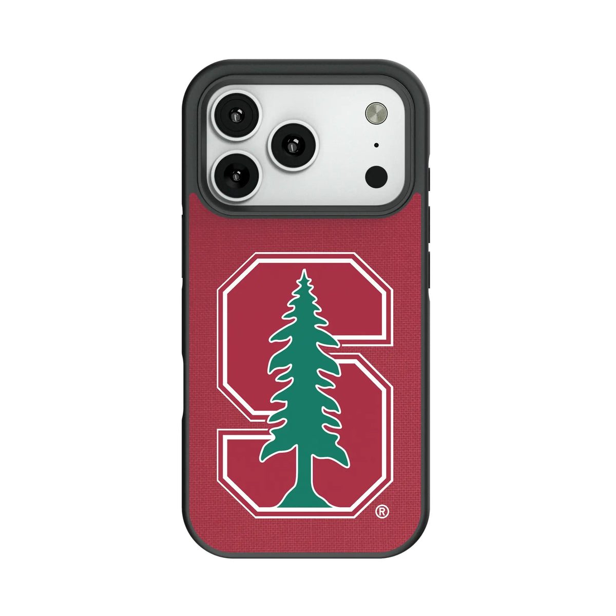 Stanford University Cardinal Solid Bump Phone Case 9