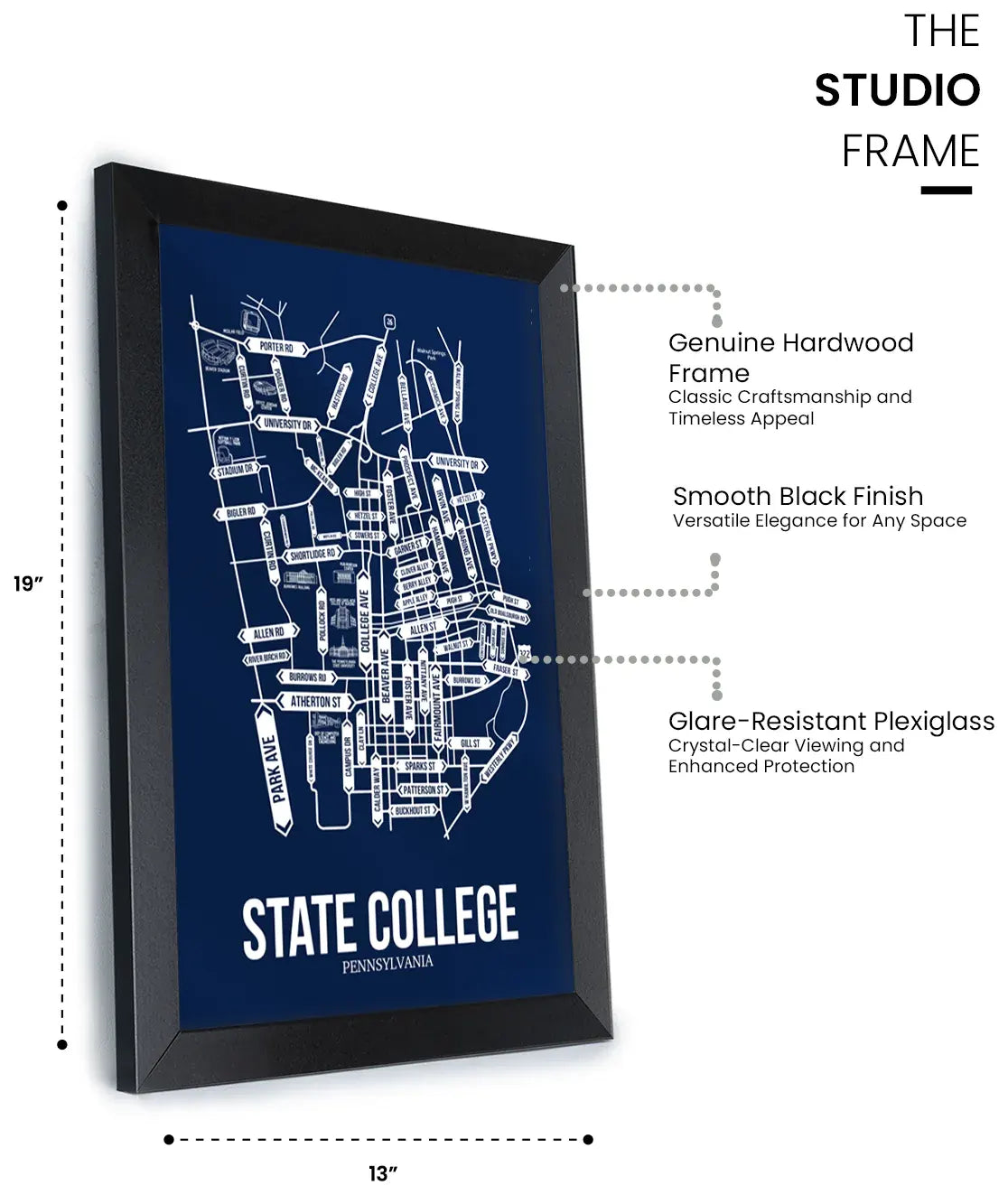 State College, Pennsylvania street map 11