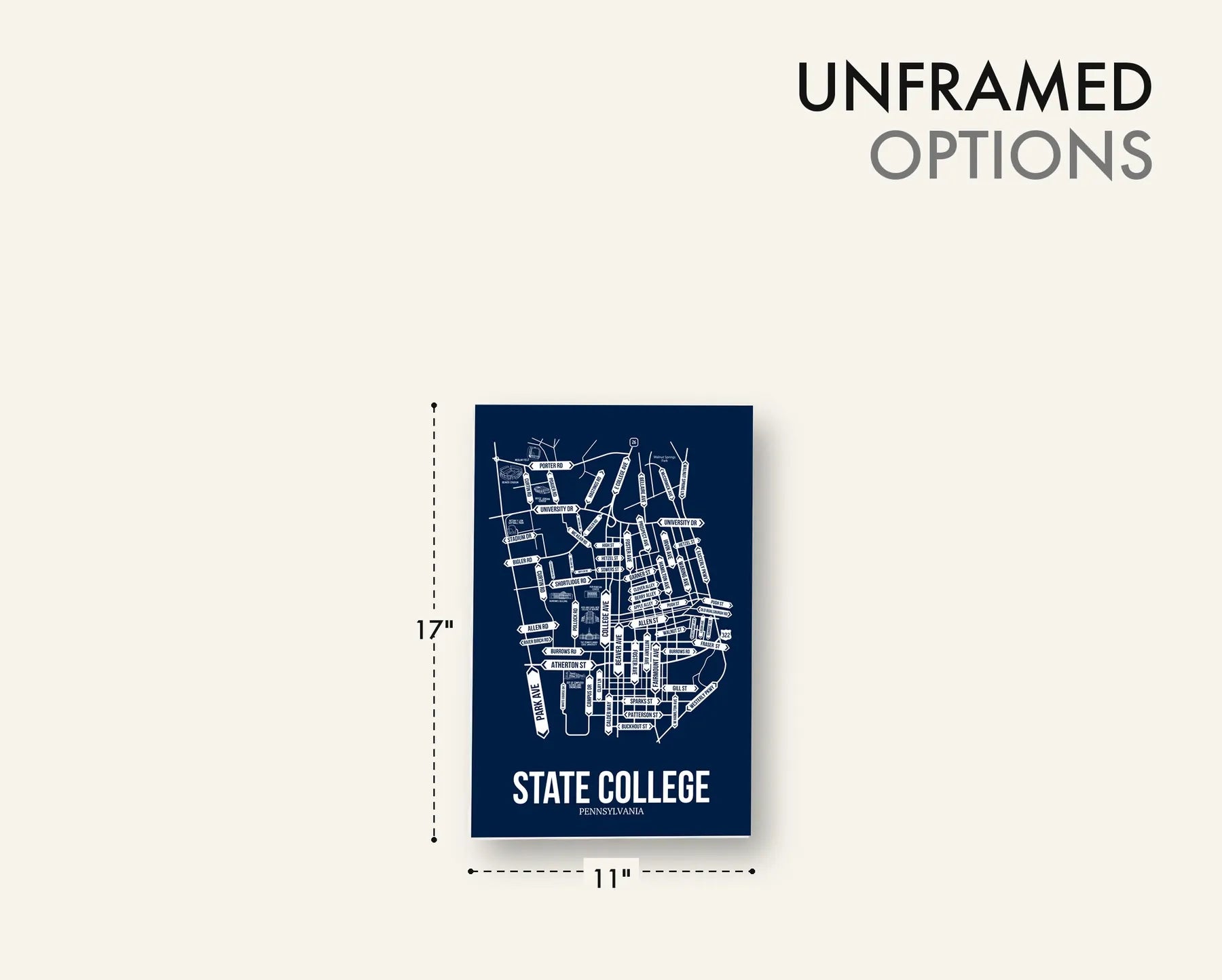 State College, Pennsylvania street map 17