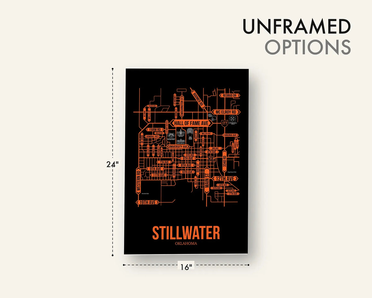 Stillwater, Oklahoma street map 12