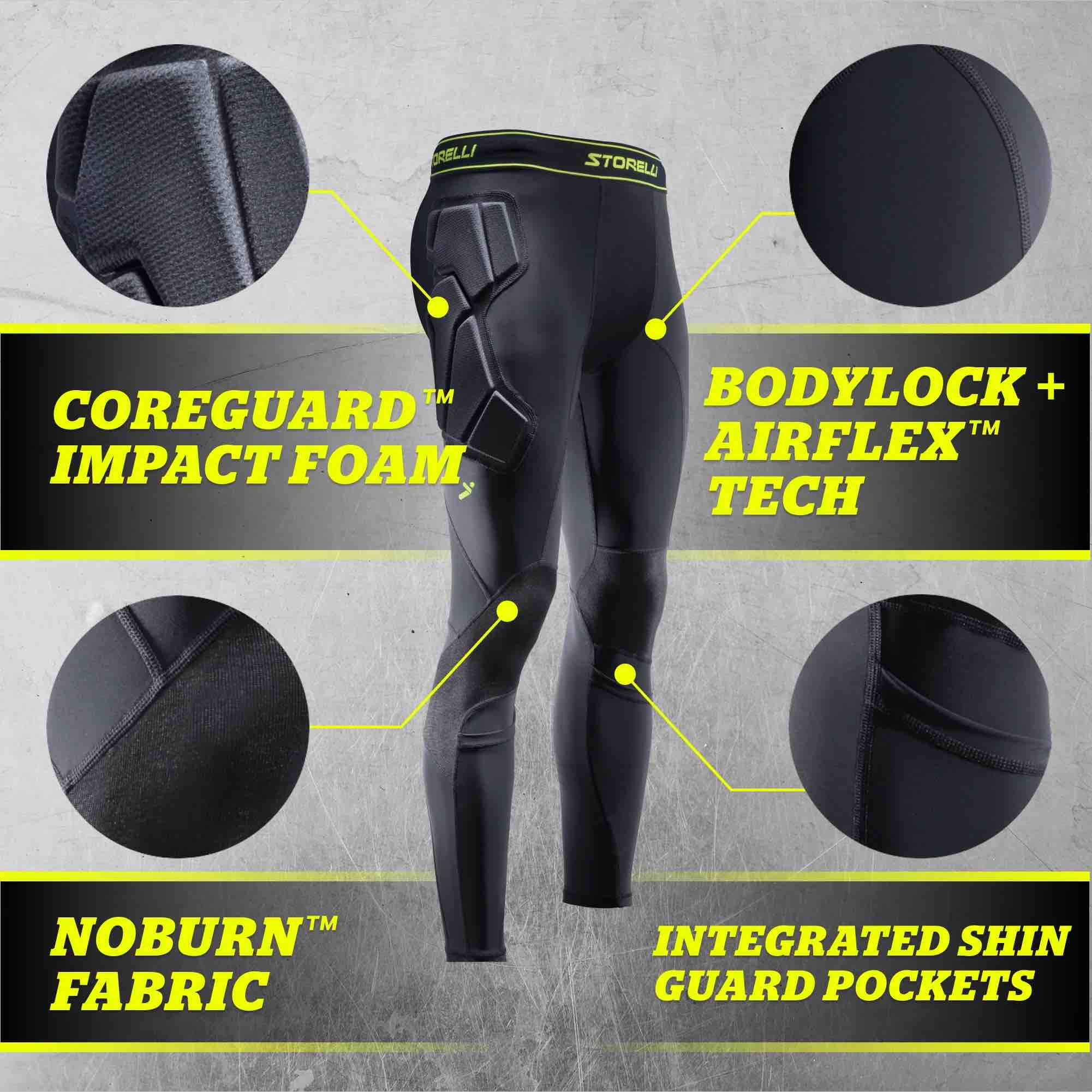 Storelli Bodyshield GK Full Length Leggings 4 12