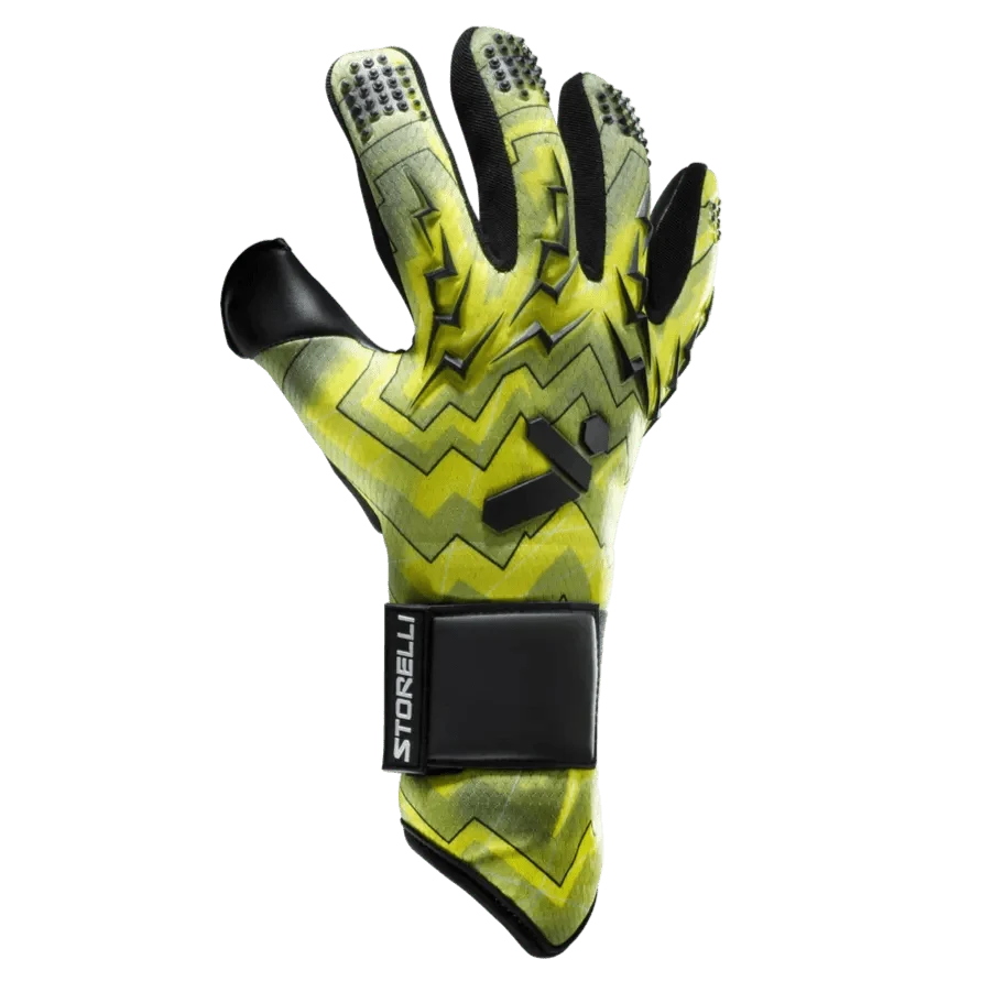 Storelli Lightning Storm Finger Spine Protection Goalkeeper Gloves 1