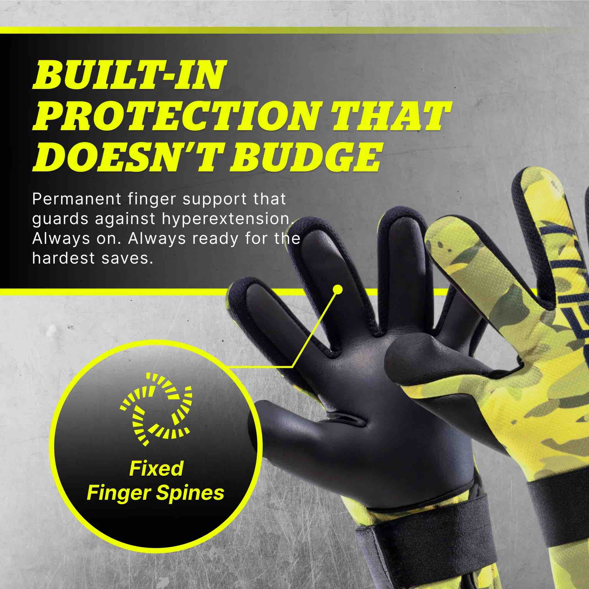 Storelli Youth Gladiator Challenger FS Goalkeeper Gloves 2
