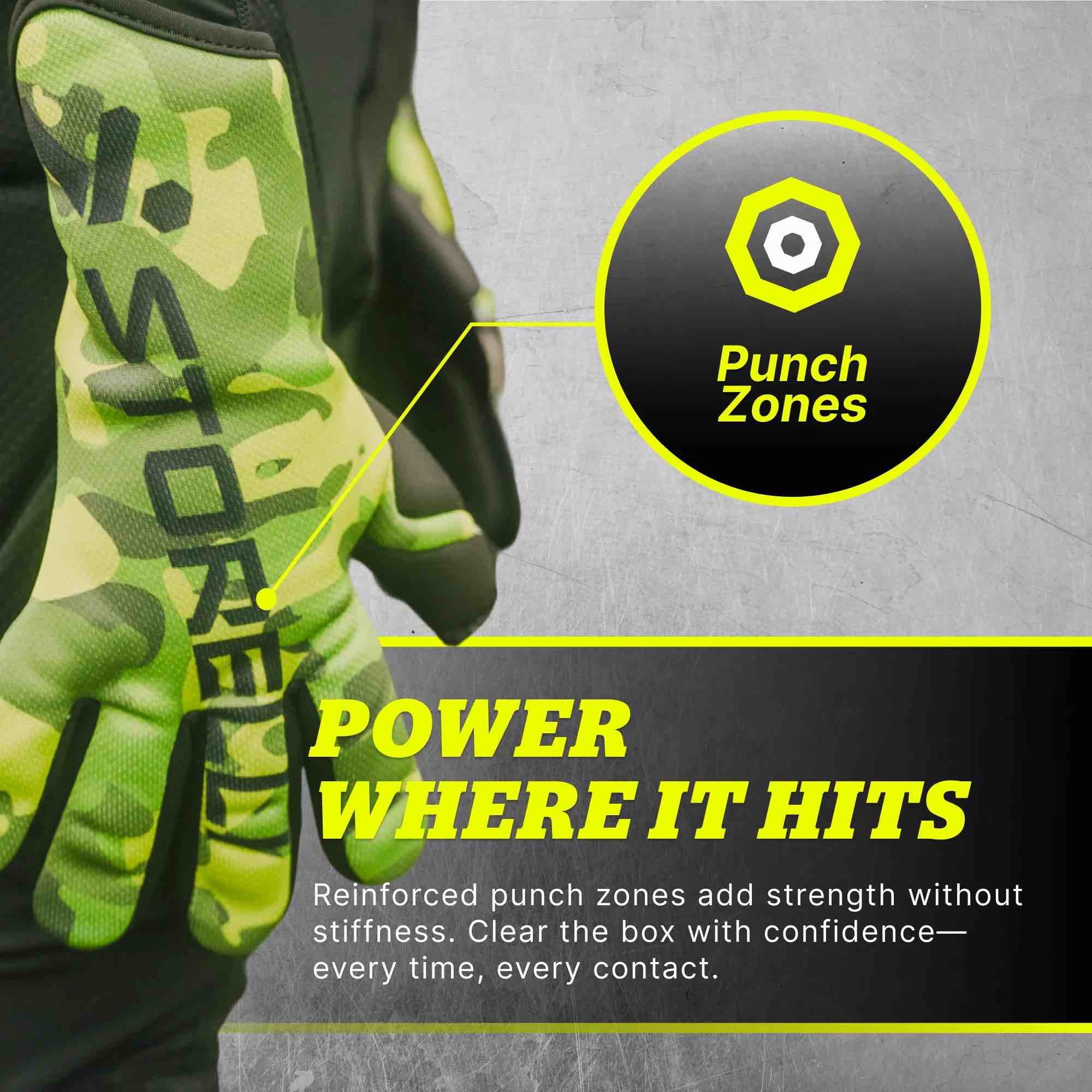 Storelli Youth Gladiator Challenger FS Goalkeeper Gloves 3