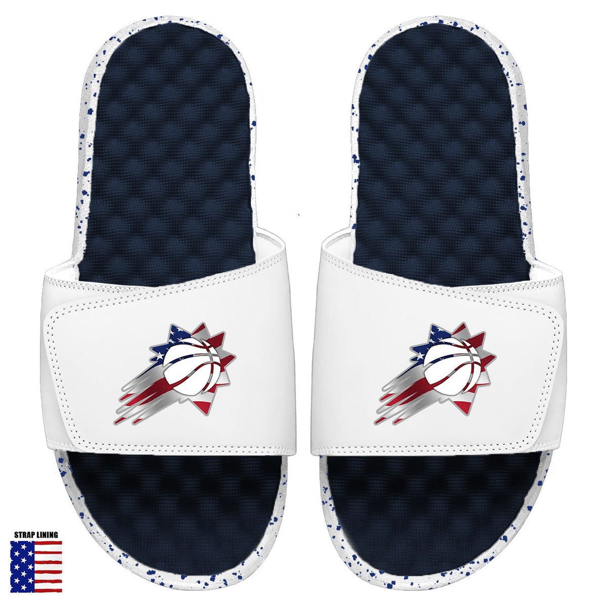 Phoenix Suns Navy Americana Slides 2