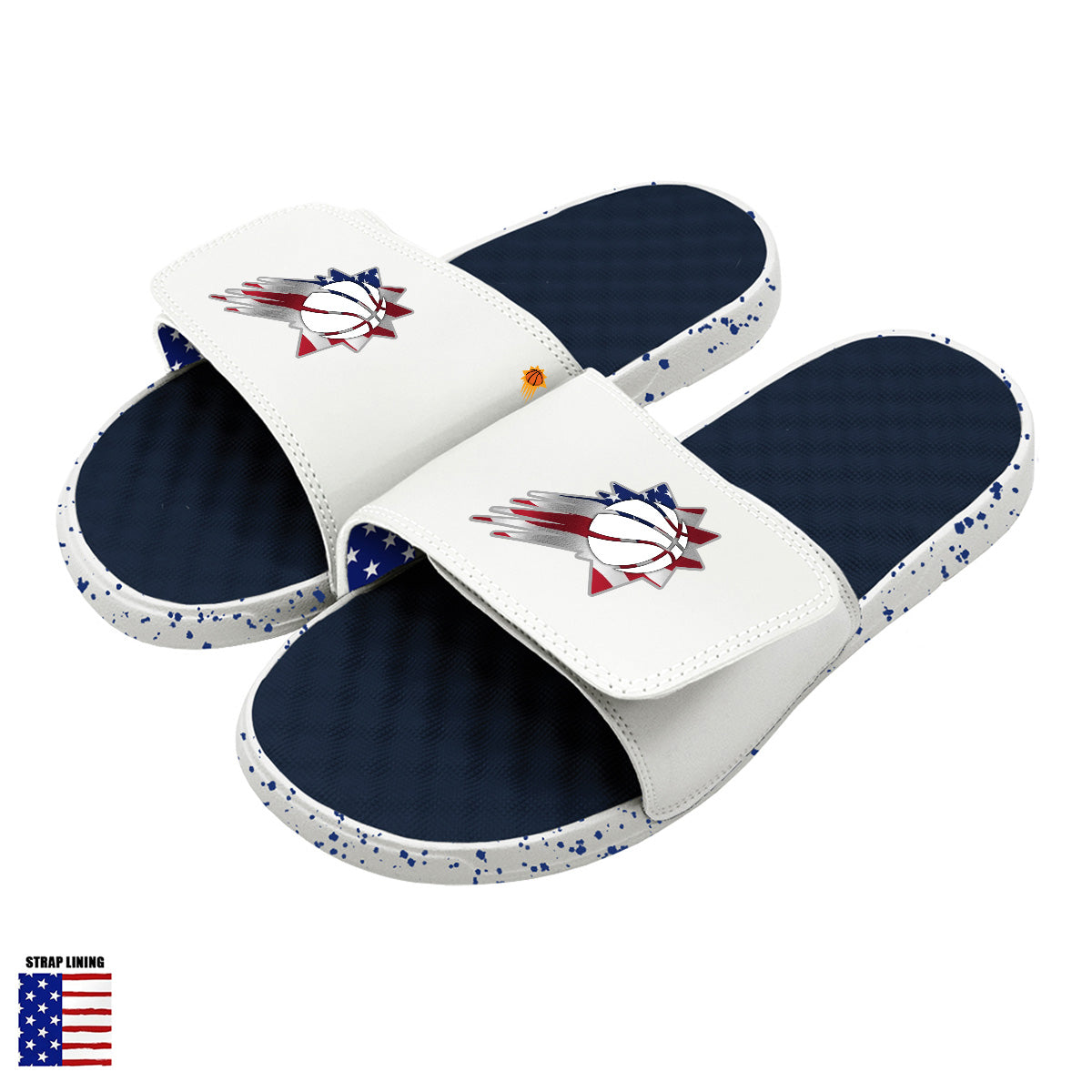 Phoenix Suns Navy Americana Slides 1