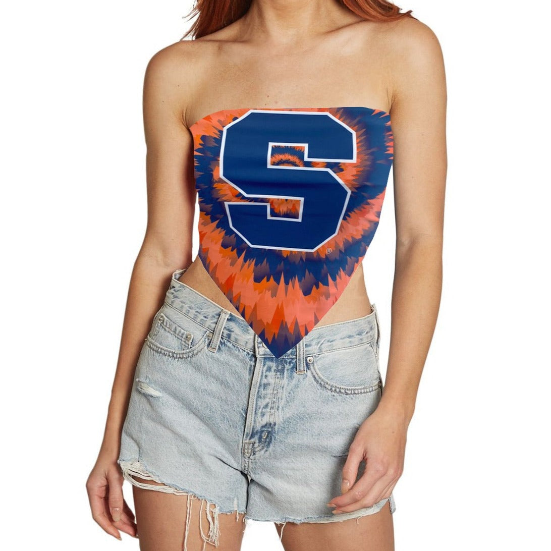 Syracuse Tie Dye Bandana Top | lojobands 5