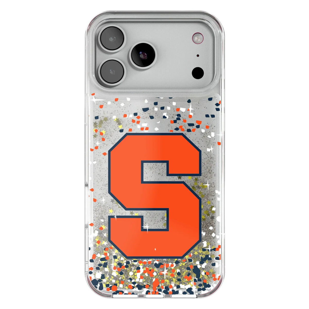 Syracuse University Orange Confetti Glitter Phone Case for Apple iPhone 18