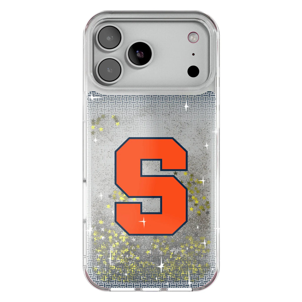 Syracuse University Orange Linen Glitter Phone Case for Apple iPhone 18