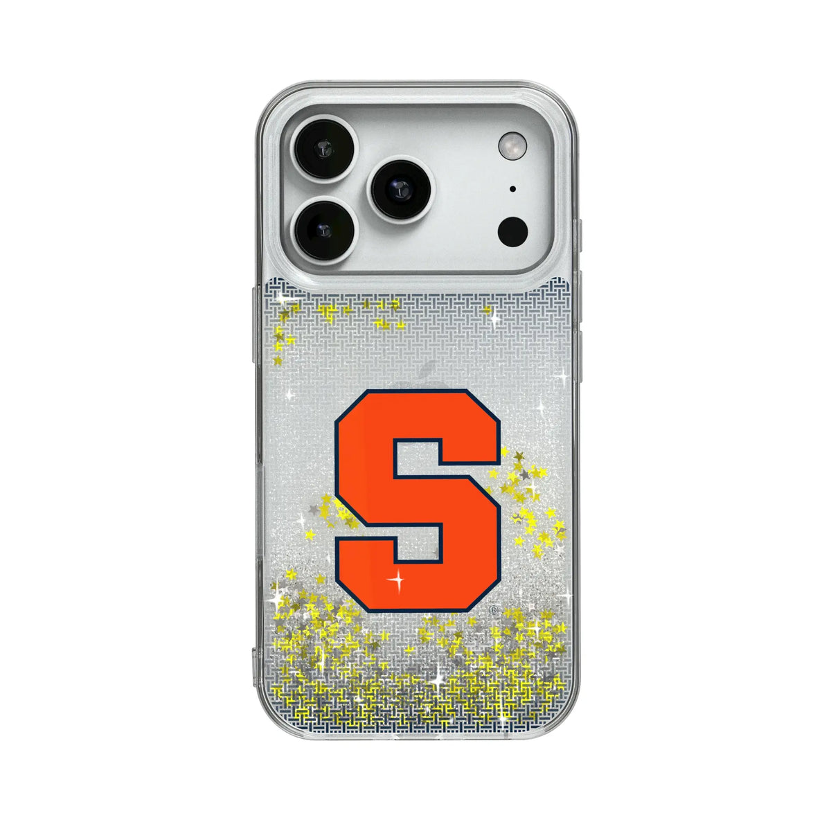 Syracuse University Orange Linen Glitter Phone Case for Apple iPhone 17