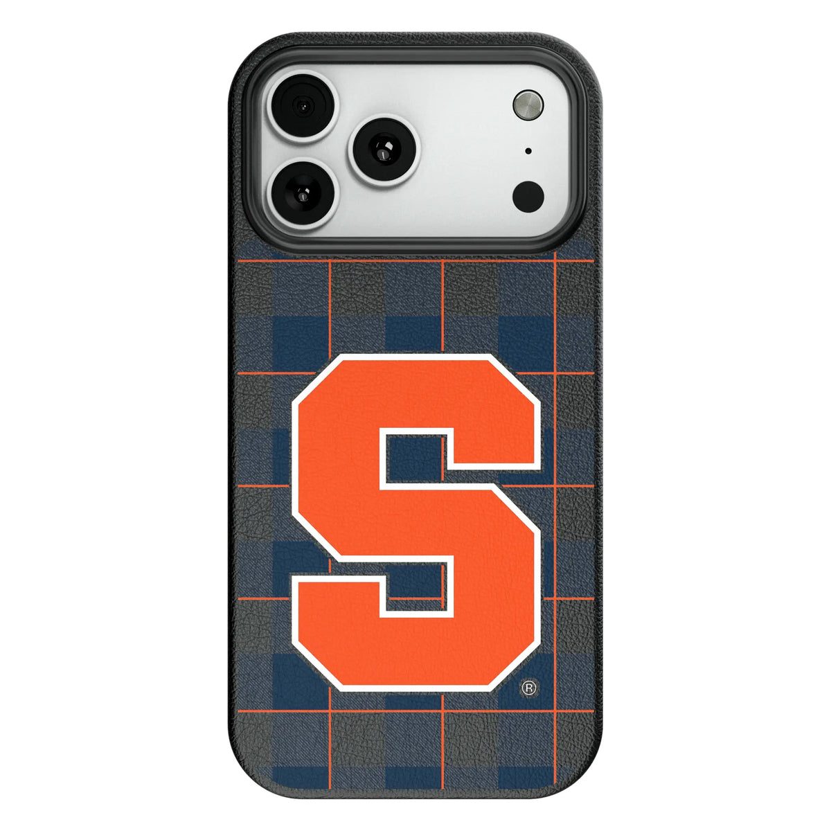 Syracuse University Orange Plaid MagSafe Compatible Phone Case for Apple iPhone 8