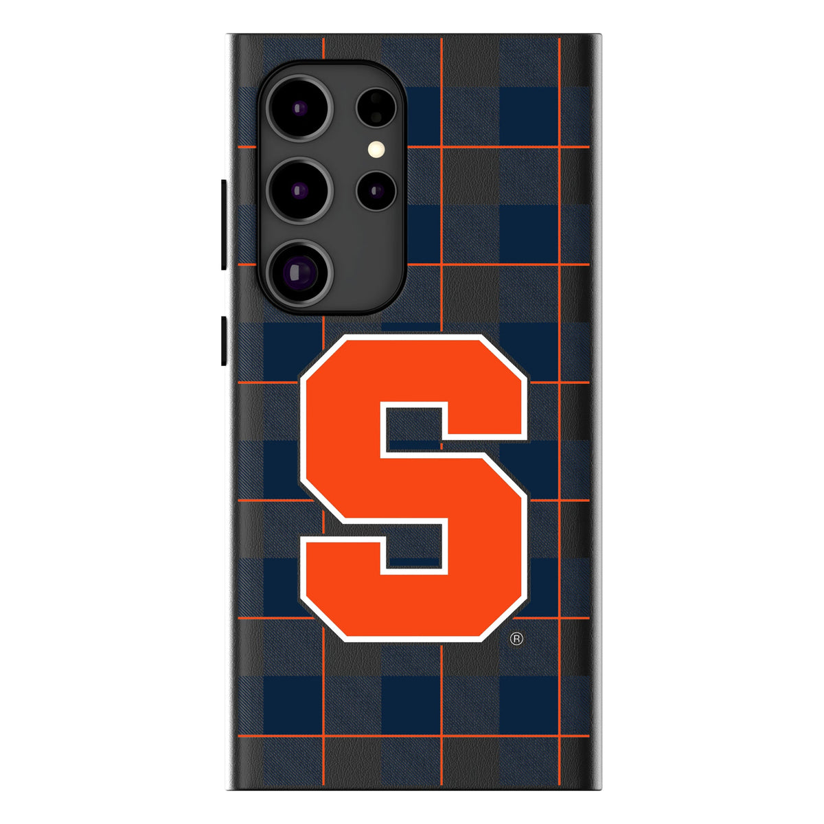 Syracuse University Orange Plaid MagSafe Compatible Phone Case for Samsung Galaxy 7
