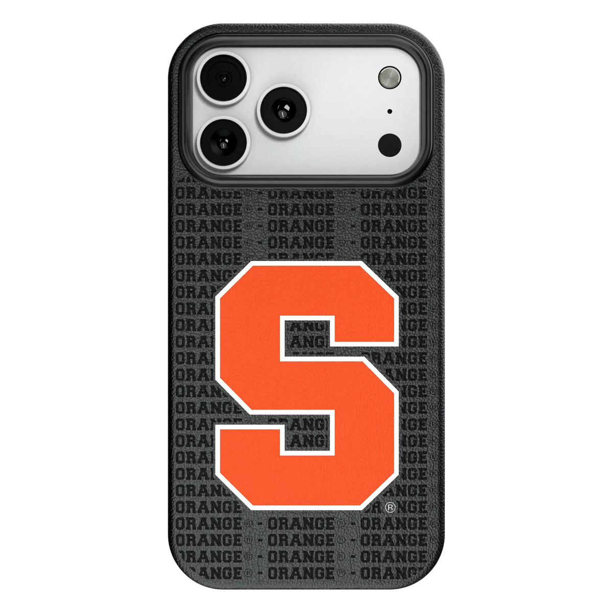Syracuse University Orange Text Backdrop MagSafe Compatible Phone Case for Apple iPhone 8