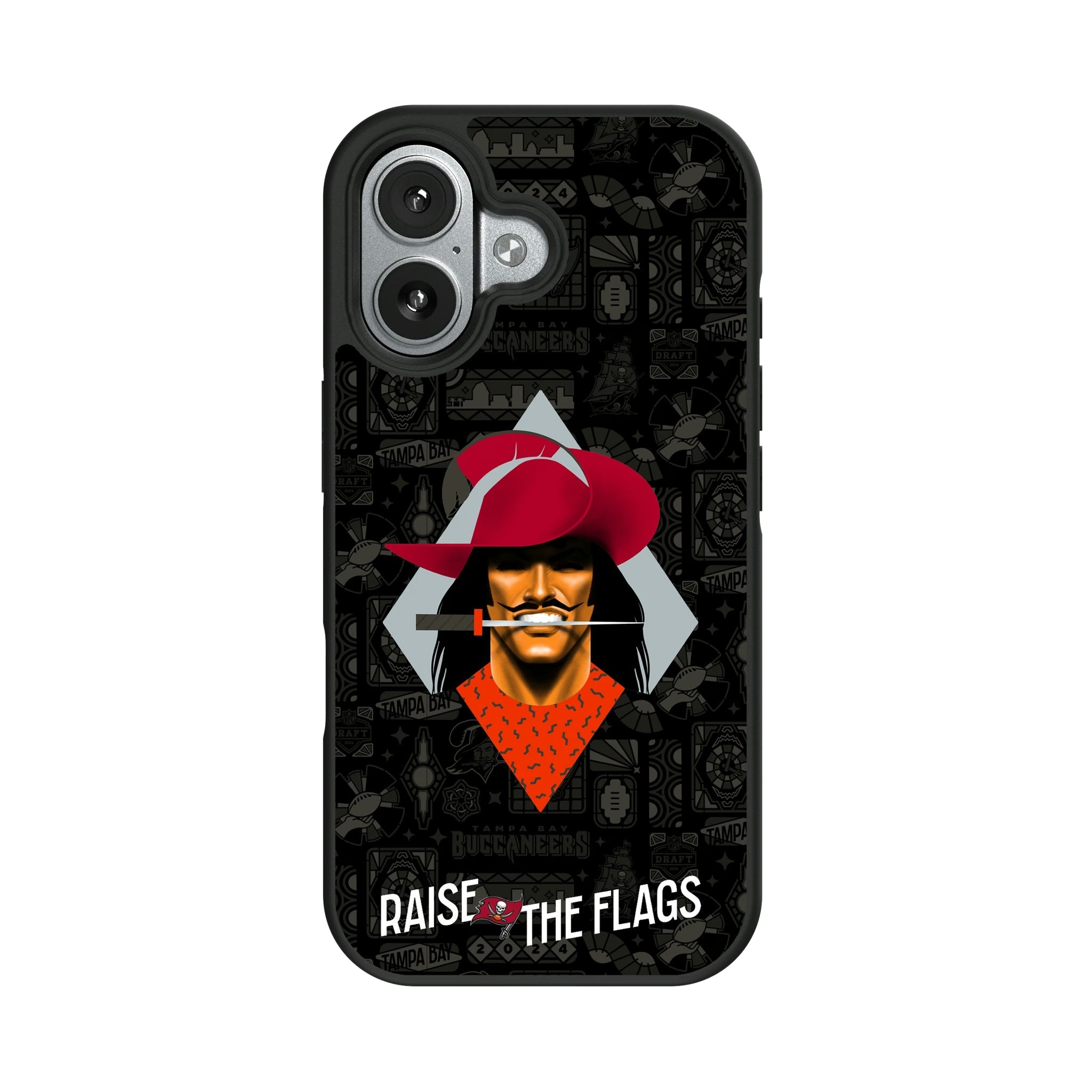Tampa Bay Buccaneers 2024 Illustrated Limited Edition Bump Phone Case 19