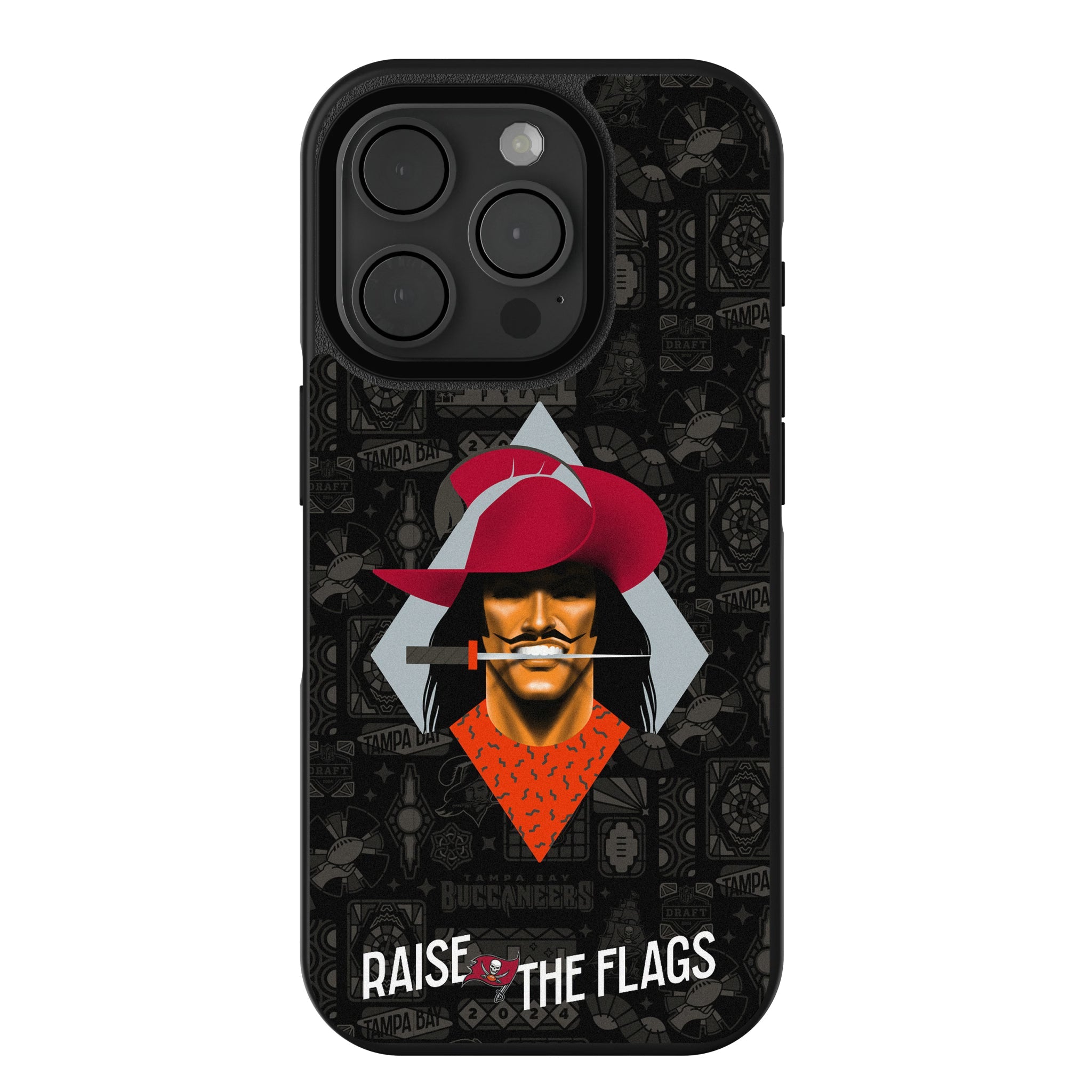 Tampa Bay Buccaneers 2024 Illustrated Limited Edition Bump Phone Case 8