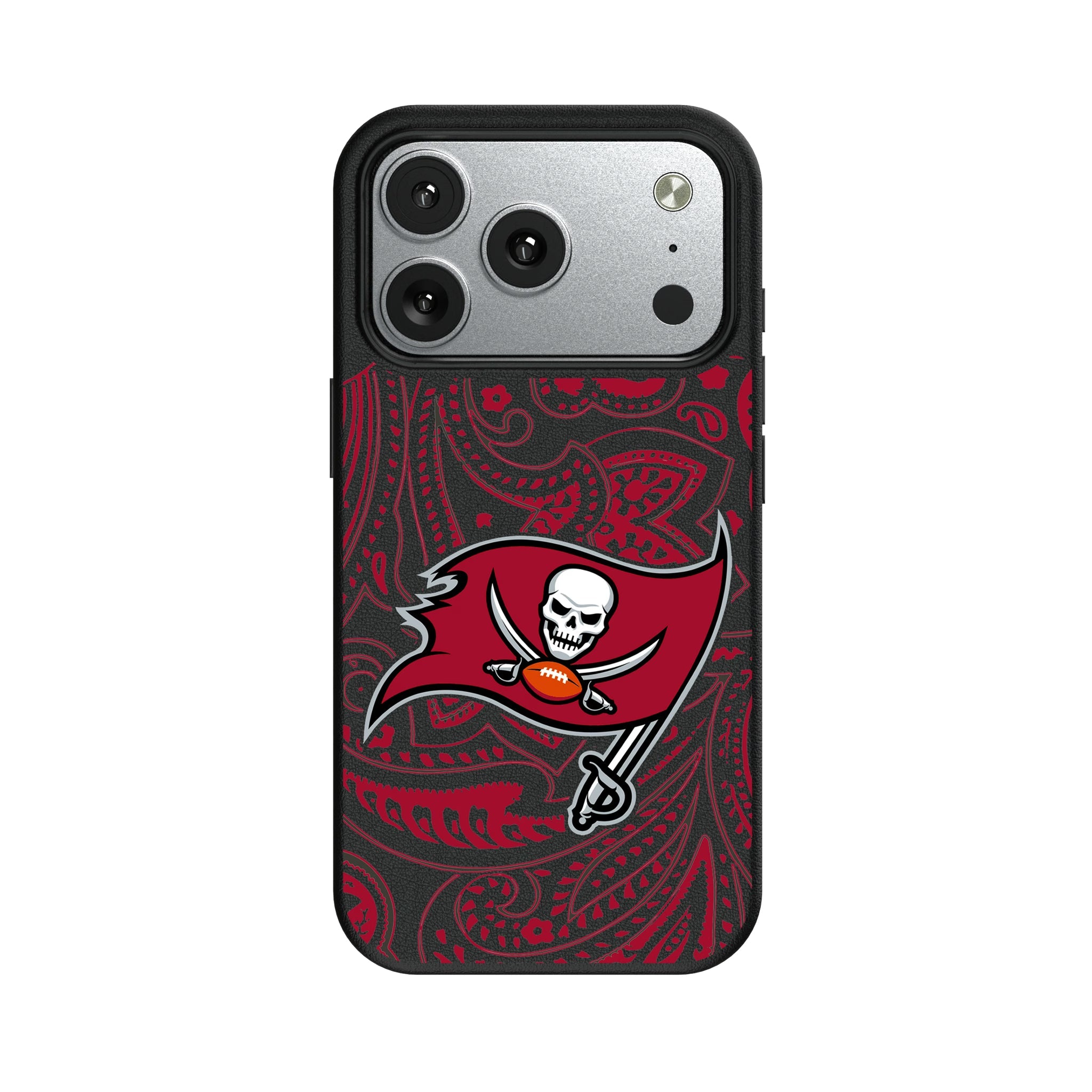 Tampa Bay Buccaneers Paisley MagSafe Compatible Phone Case for Apple iPhone 9