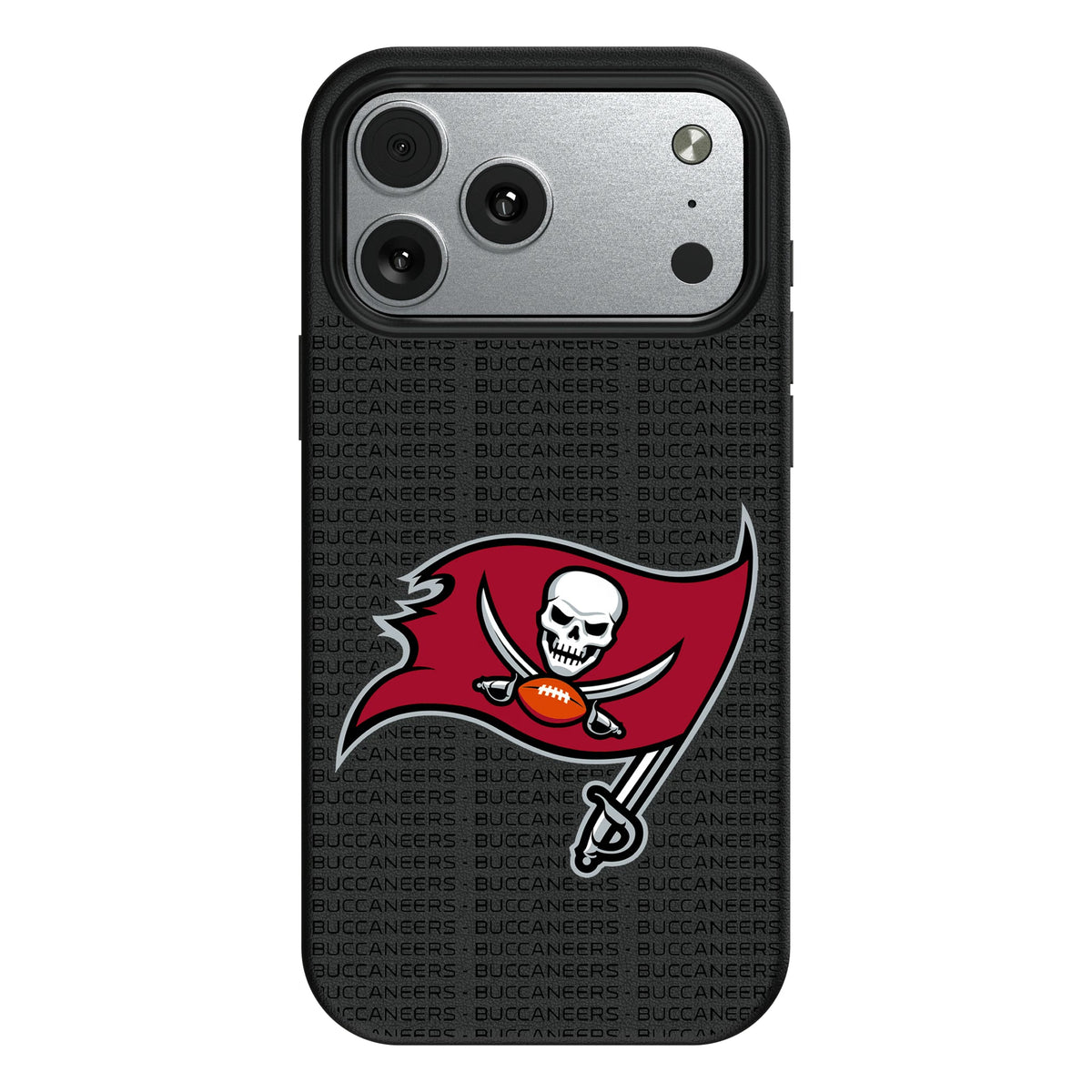 Tampa Bay Buccaneers Text Backdrop MagSafe Compatible Phone Case for Apple iPhone 10