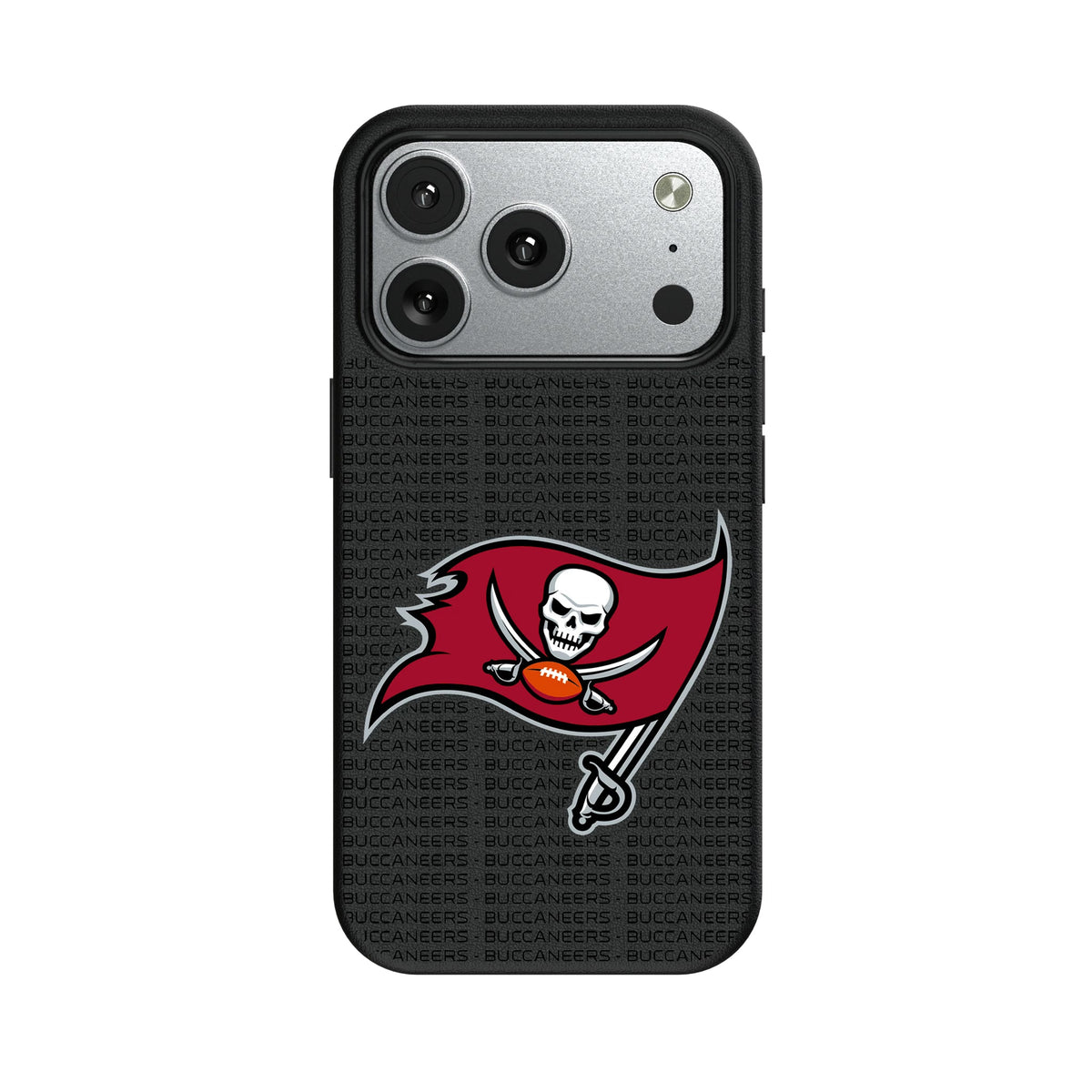 Tampa Bay Buccaneers Text Backdrop MagSafe Compatible Phone Case for Apple iPhone 9