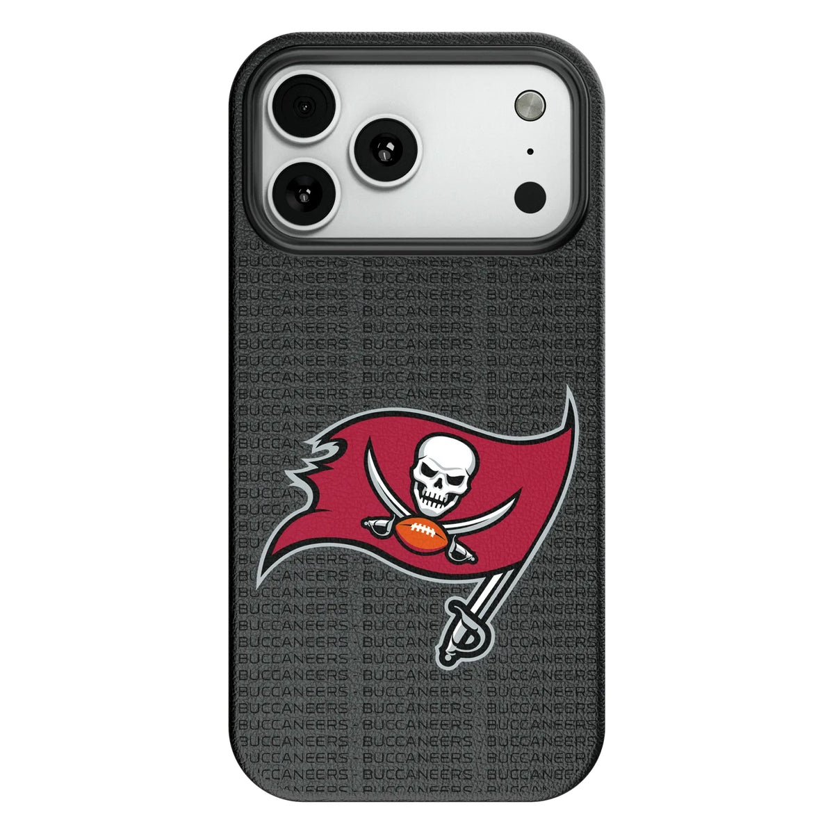 Tampa Bay Buccaneers Text Backdrop MagSafe Compatible Phone Case for Apple iPhone 12