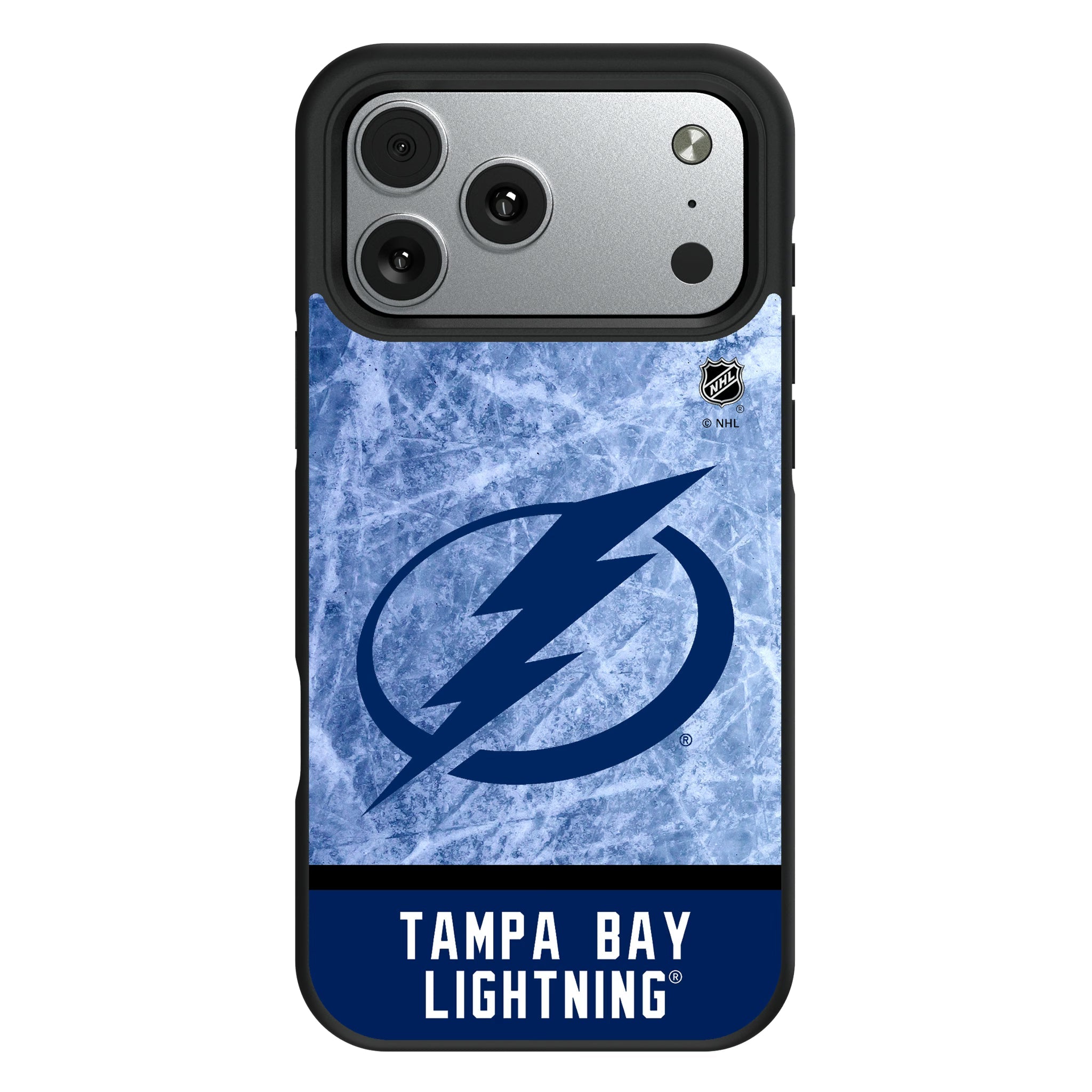 Tampa Bay Lightning Ice Wordmark Bump Phone Case 11