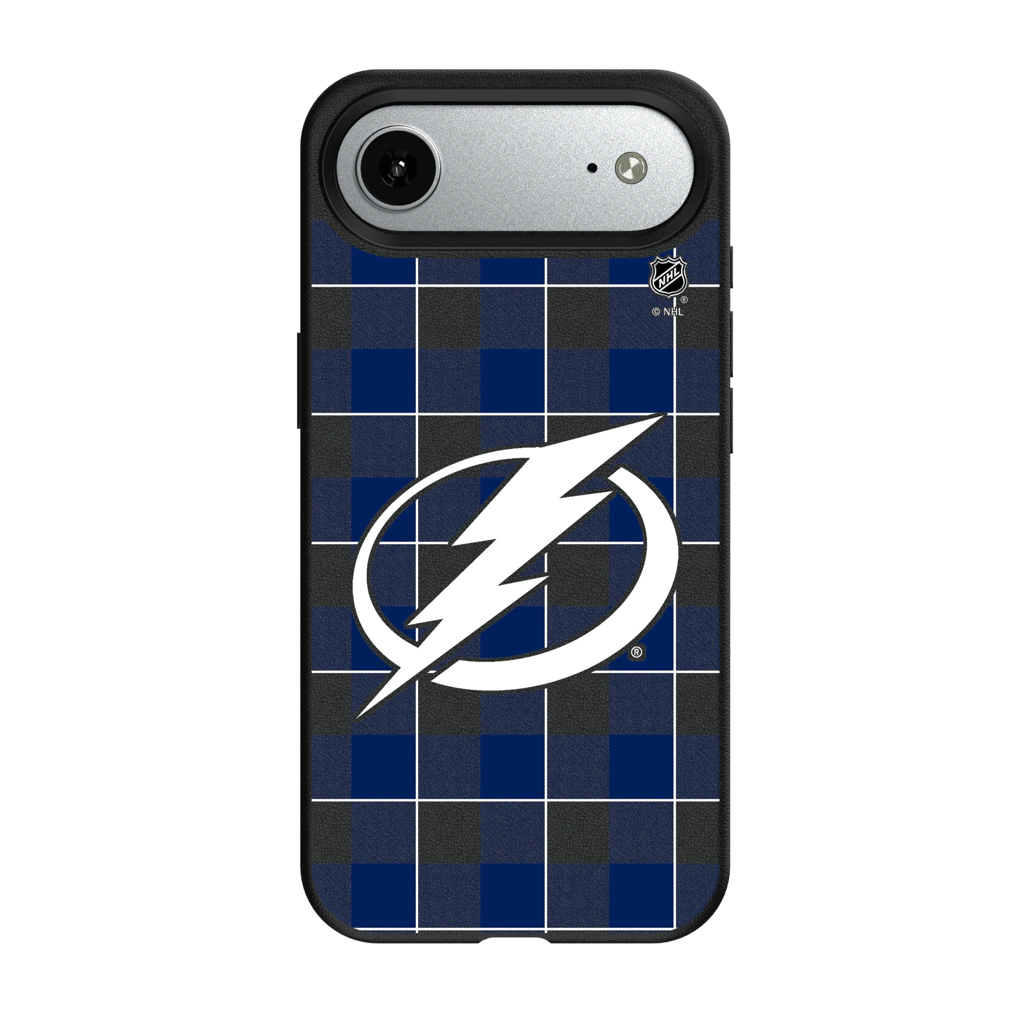 Tampa Bay Lightning Plaid MagSafe Compatible Phone Case for Apple iPhone 8