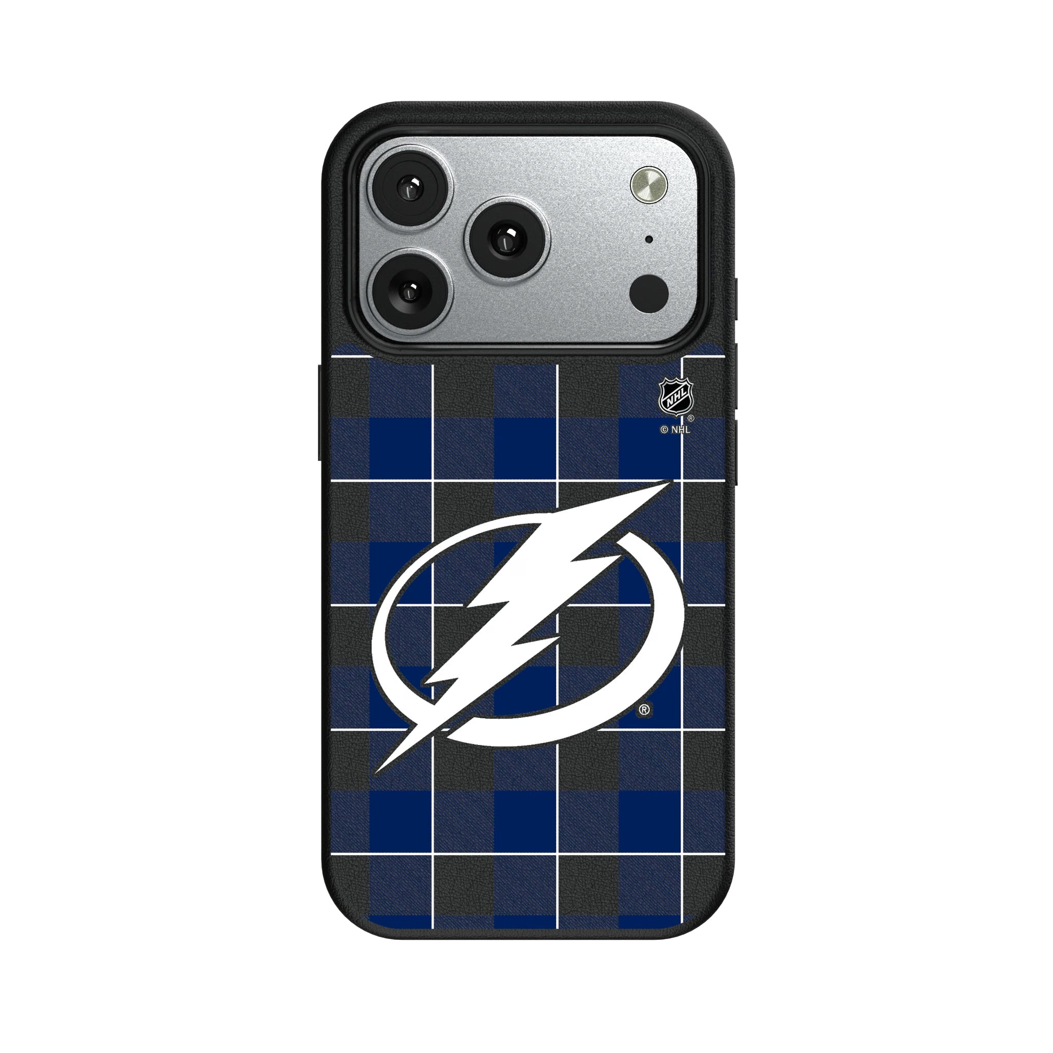 Tampa Bay Lightning Plaid MagSafe Compatible Phone Case for Apple iPhone 9