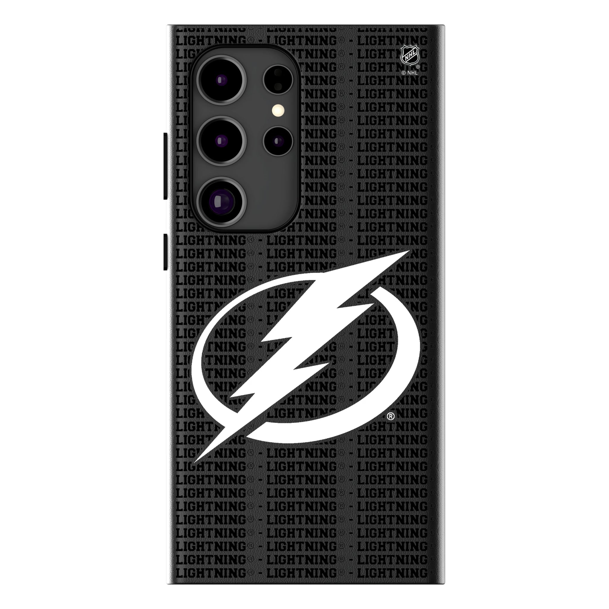 Tampa Bay Lightning Text Backdrop MagSafe Compatible Phone Case for Samsung Galaxy 18