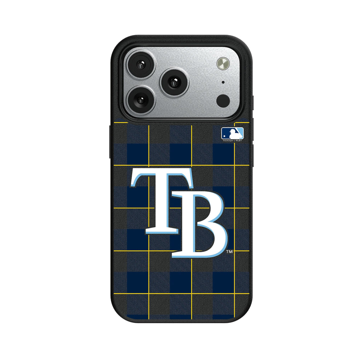 Tampa Bay Rays Plaid MagSafe Compatible Phone Case for Apple iPhone 9