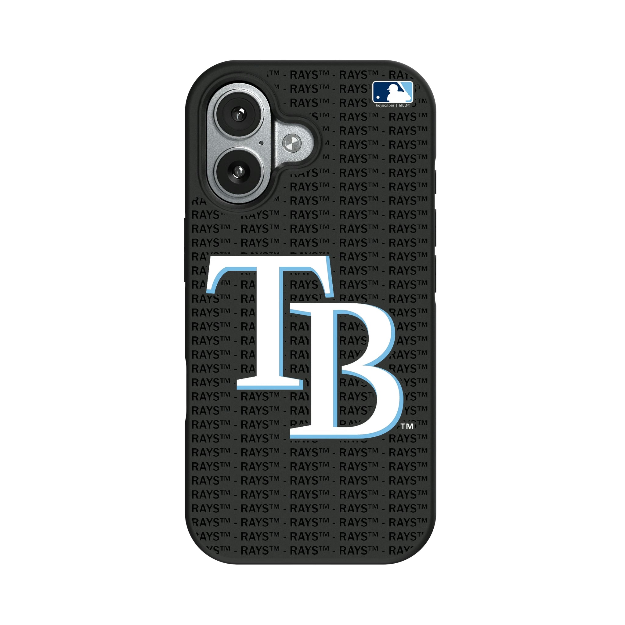 Tampa Bay Rays Text Backdrop Bump Phone Case for Apple iPhone 9