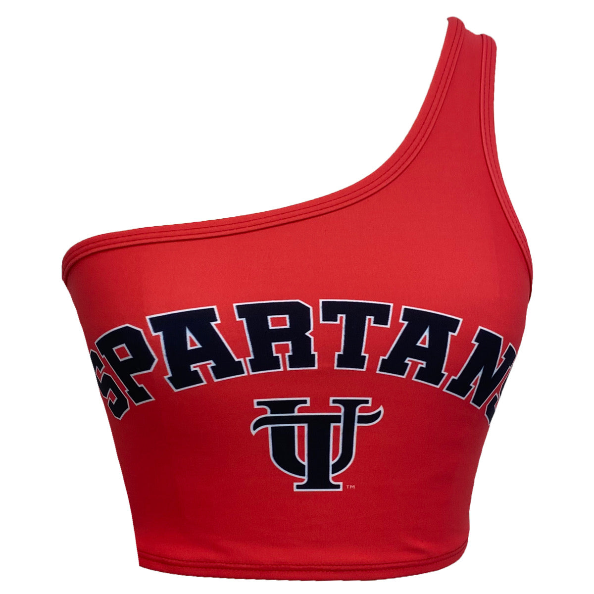 Tampa Spartans Red One Shoulder Top | lojobands 6