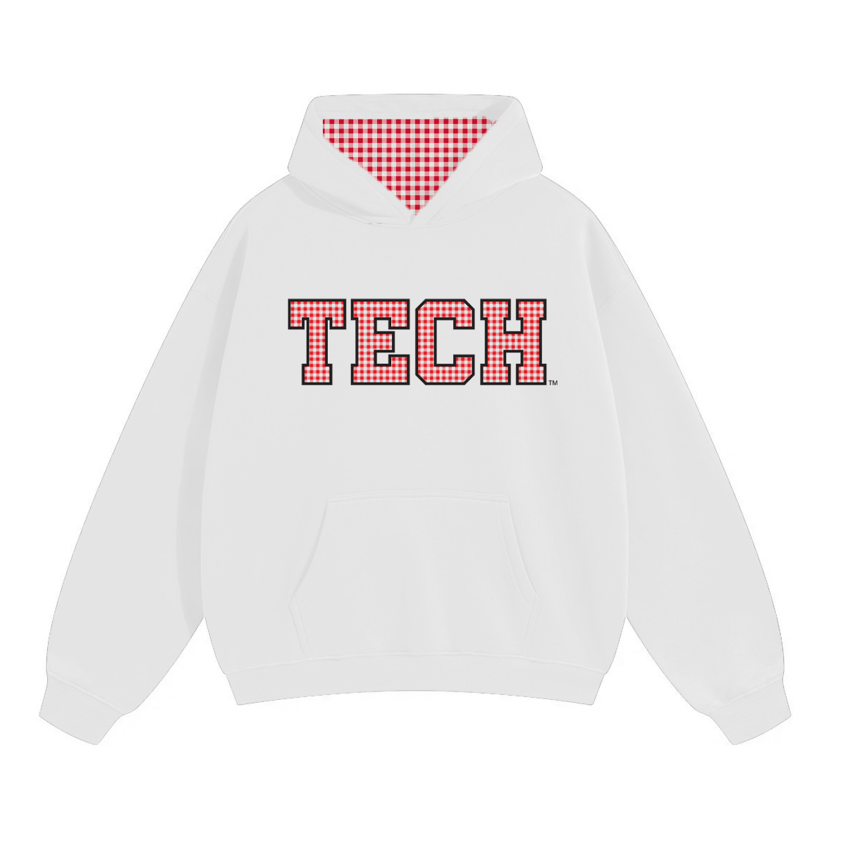 Texas Tech Gingham Hoodie | lojobands