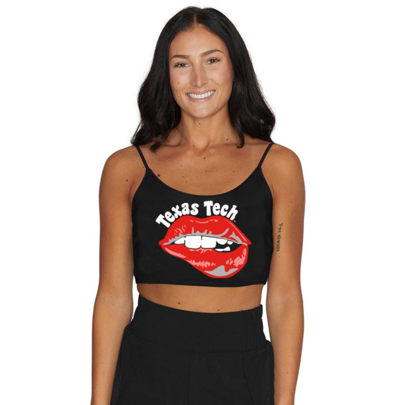 Texas Tech Black Spaghetti Tank | lojobands