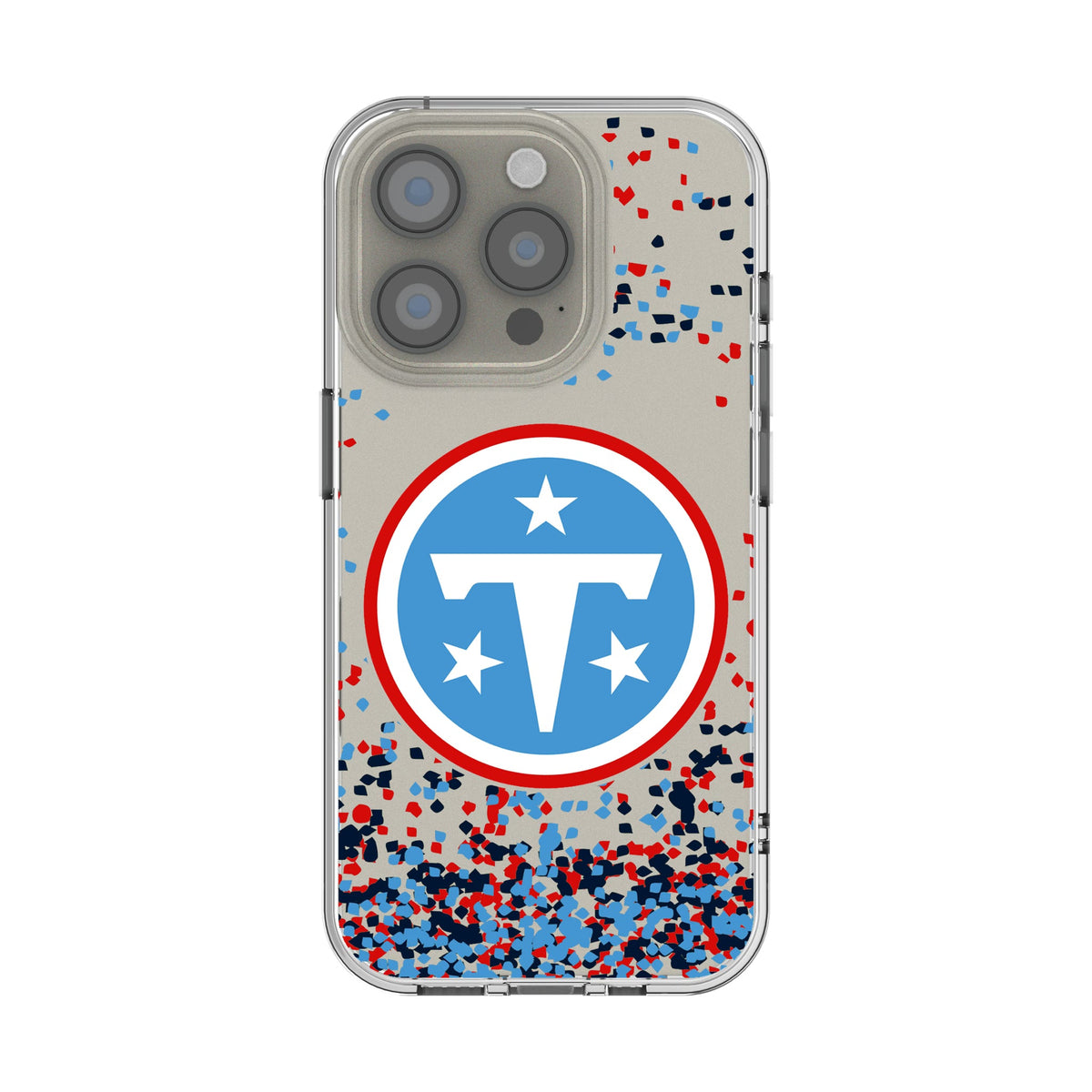 Tennessee Titans Confetti Clear Phone Case for Apple iPhone 6