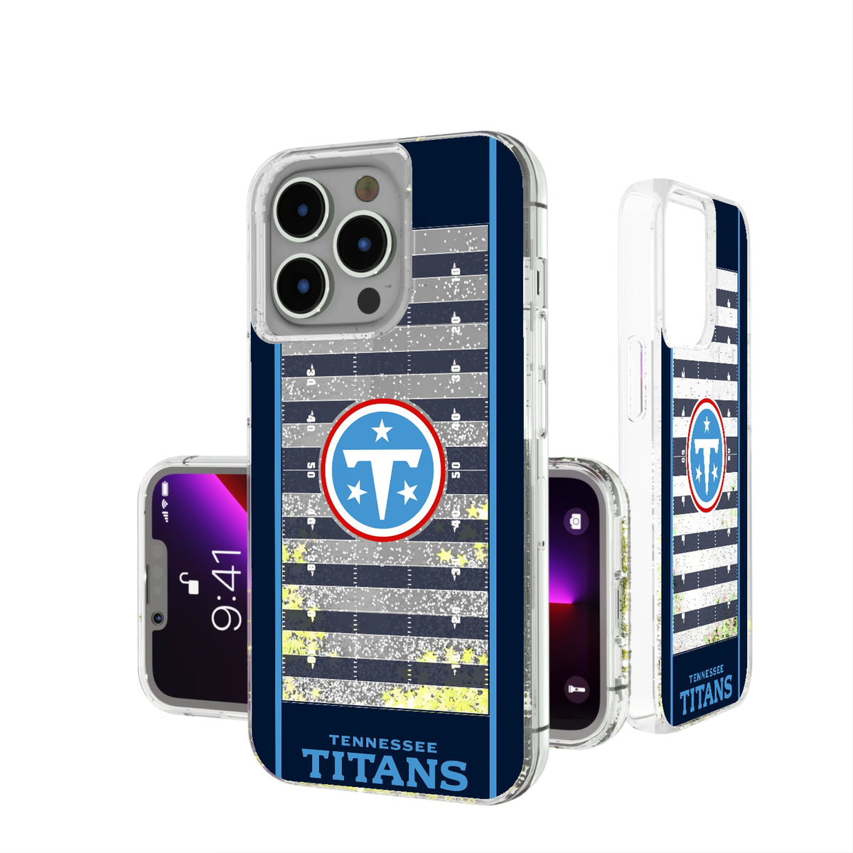 Tennessee Titans Field Glitter Phone Case 4
