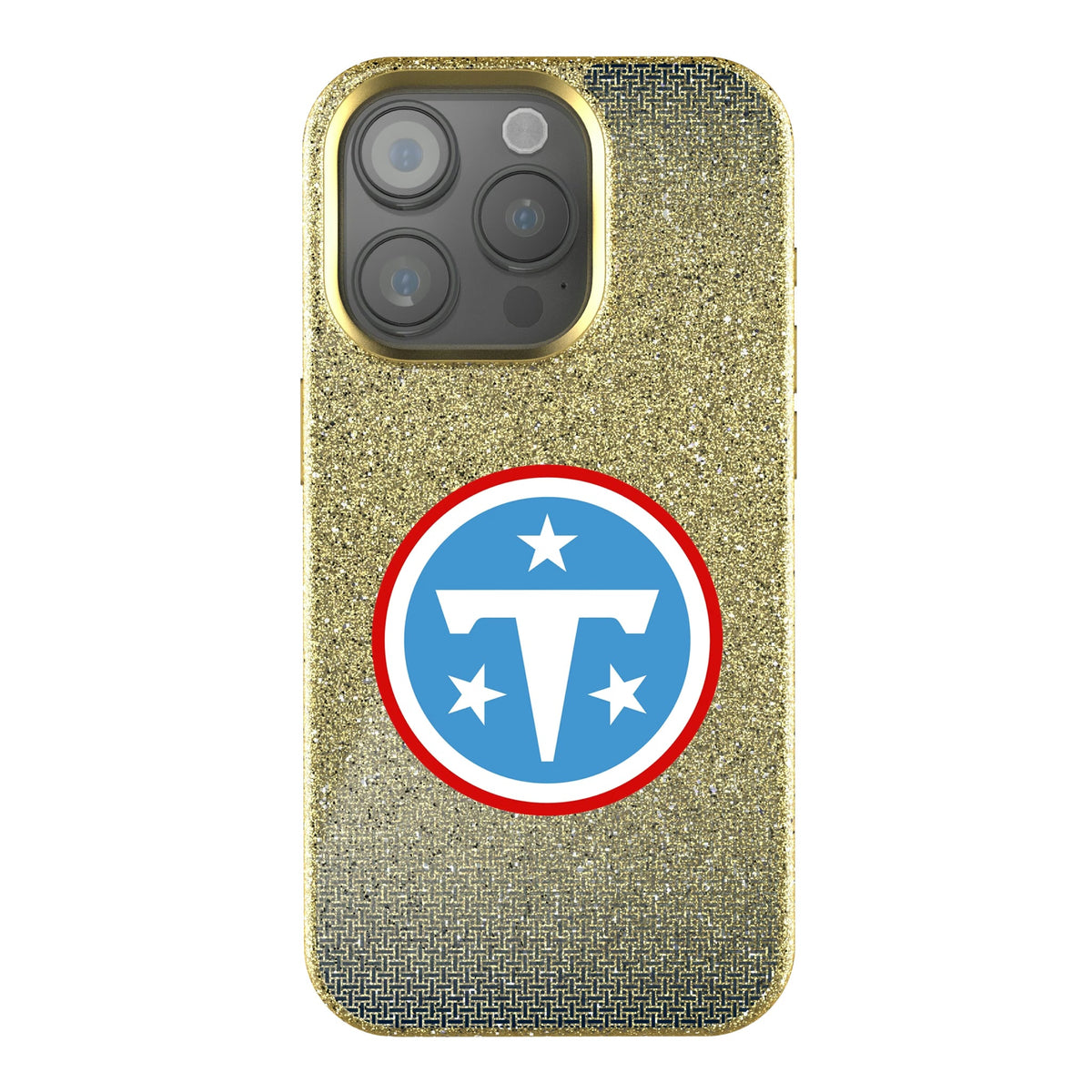 Tennessee Titans Linen Bling Phone Case for Apple iPhone 15