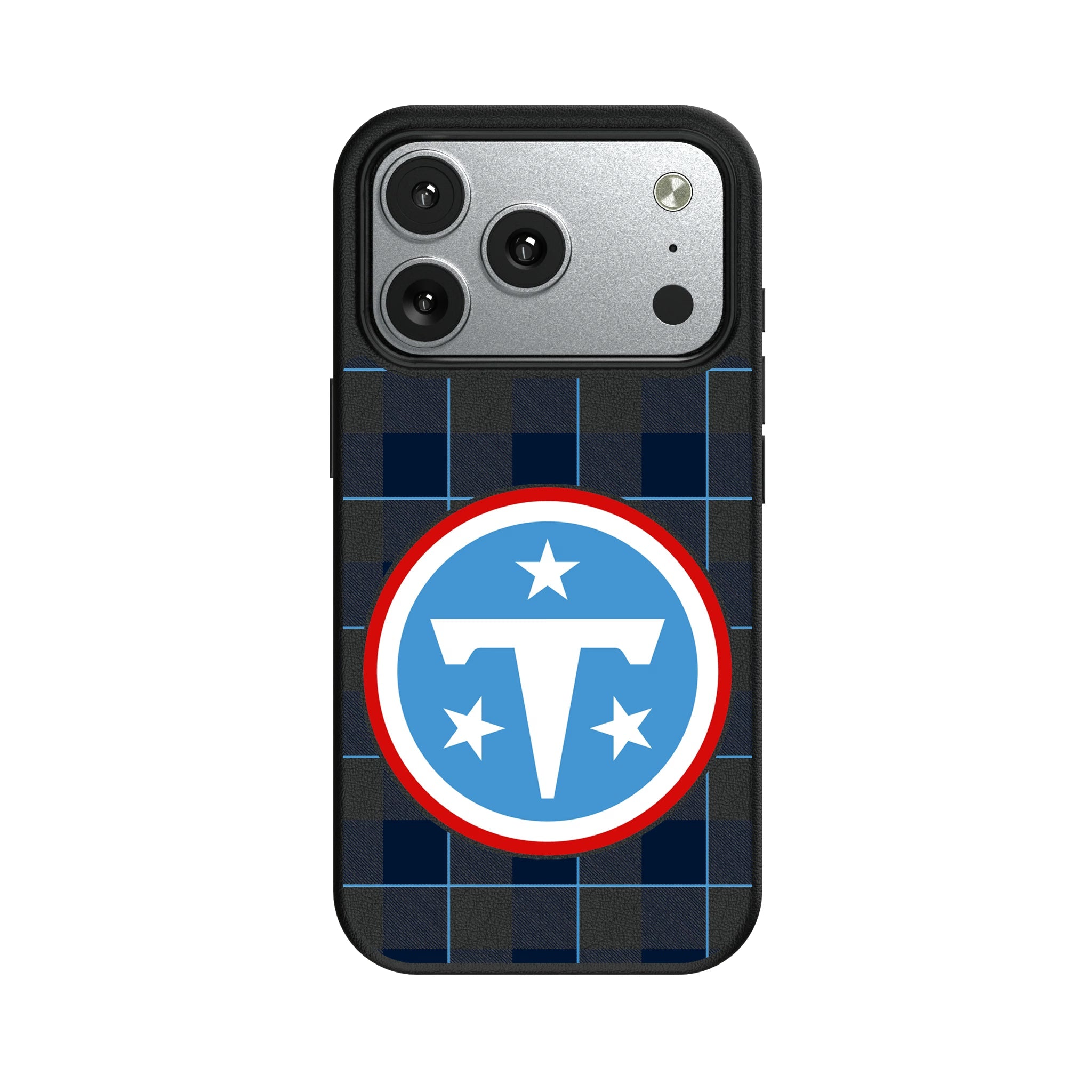 Tennessee Titans Plaid MagSafe Compatible Phone Case for Apple iPhone 16