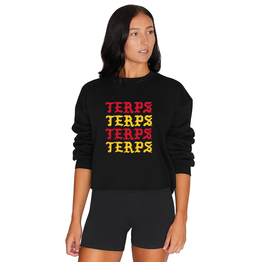 Maryland Terps Gothic Crewneck | lojobands 3