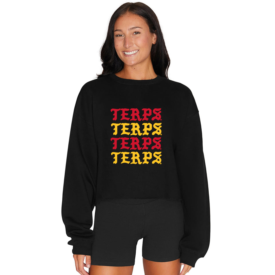 Maryland Terps Gothic Crewneck | lojobands
