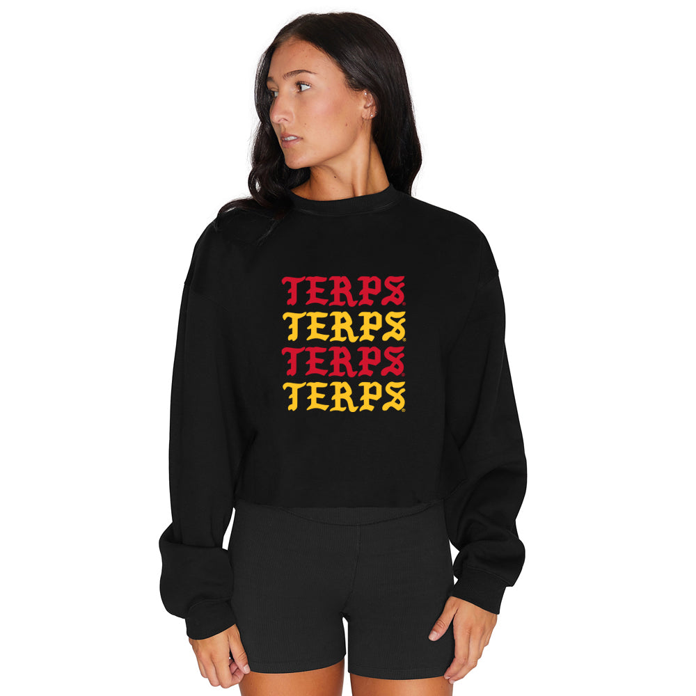 Maryland Terps Gothic Crewneck | lojobands