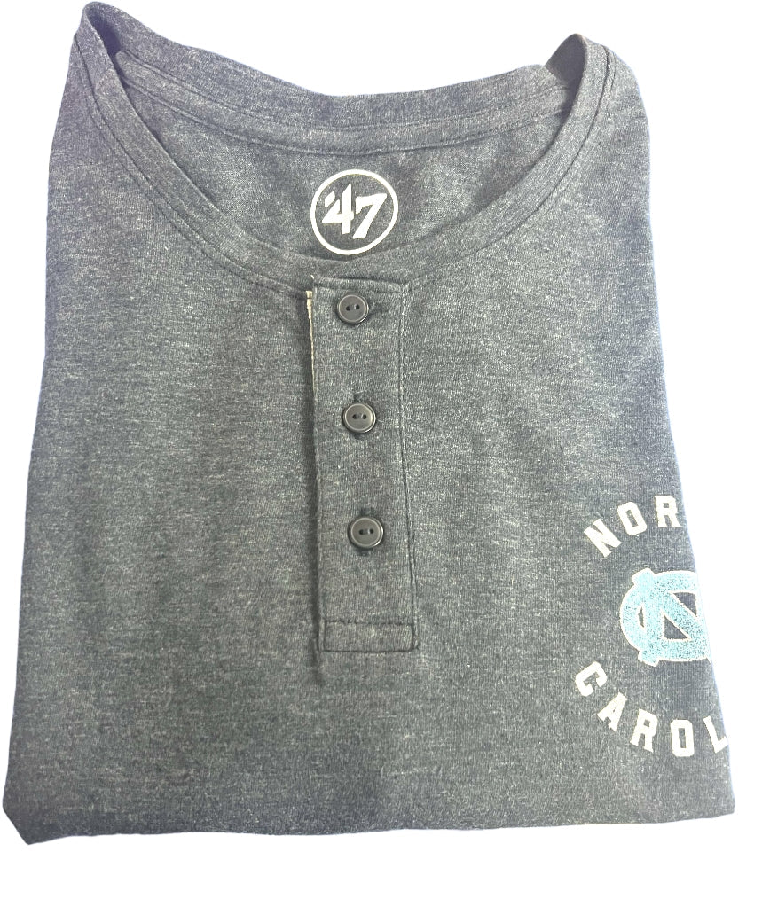 North Carolina Tar Heels - UNC Fall Navy Match Henley Long Sleeve 1