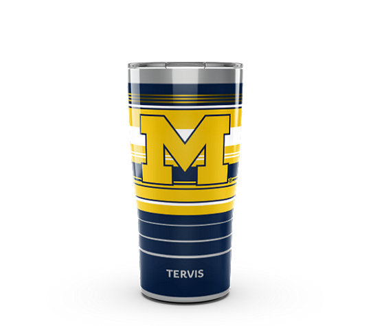 Michigan Wolverines - Hype Stripes Stainless Steel Tumbler 1