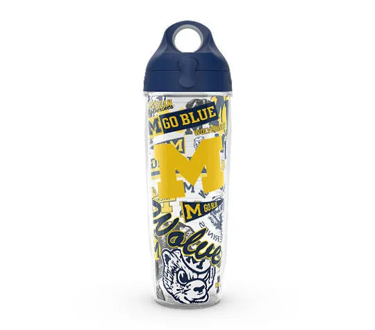 Michigan Wolverines - All Over Plastic Tumbler 5