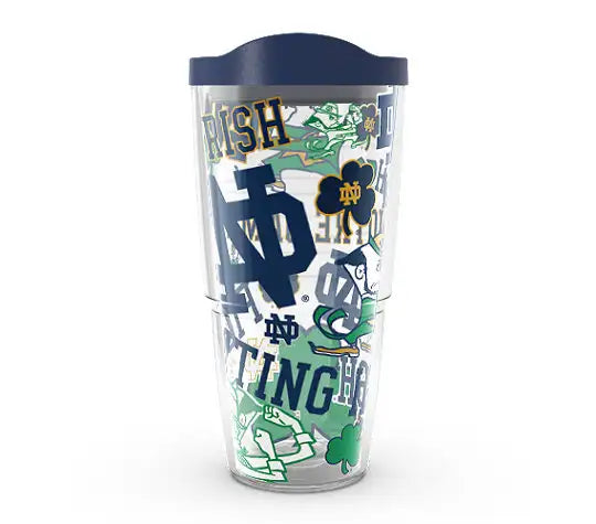 Notre Dame Fighting Irish - All Over Plastic Tumbler 3