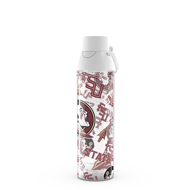 Florida State Seminoles - All Over  24Oz Plastic Water Bottle 1