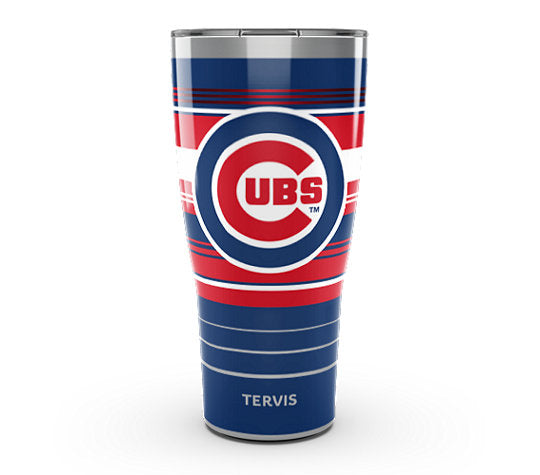Chicago Cubs - MLB Hype Stripes Stainless Steel Tumbler 2