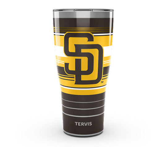 San Diego Padres - MLB Hype Stripes Stainless Steel Tumbler 2